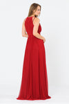 Load image into Gallery viewer, La Merchandise LAY8396 Halter Plus Size Ruched Bridesmaids Long Dress - - LA Merchandise