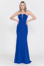 Load image into Gallery viewer, La Merchandise LAY8488 Hot Strapless Prom Simple Formal Evening Dress - ROYAL BLUE - LA Merchandise
