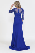 Load image into Gallery viewer, La Merchandise LAY8564 Quarter Sleeve Classy Mother of Bride Dress - - LA Merchandise