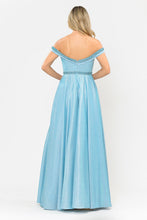 Load image into Gallery viewer, La Merchandise LAY8664 Sweetheart Long Formal A-Line Glitter Prom Gown - - LA Merchandise