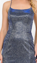 Load image into Gallery viewer, La Merchandise LAY8666 Sexy Criss Cross Back Glitter Formal Prom Dress - - LA Merchandise