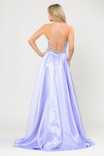 Load image into Gallery viewer, La Merchandise LAY8688 Simple Mikado Sexy Open Back A-Line Prom Gown - - Dresses LA Merchandise