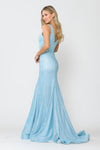 Load image into Gallery viewer, La Merchandise LAY8704 Shiny Mermaid Formal Glitter Evening Prom Gown - - LA Merchandise
