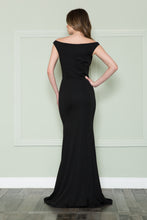 Load image into Gallery viewer, La Merchandise LAY8724 Simple Fitted Off Shoulder Jersey Prom Dress - - LA Merchandise