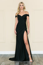 Load image into Gallery viewer, La Merchandise LAY8798 Sweetheart Neckline Off Shoulder Formal Gown - BLACK - LA Merchandise