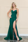 Load image into Gallery viewer, La Merchandise LAY8896 Simple Sexy Bodycon Stretchy Formal Prom Gown - EMERALD - LA Merchandise
