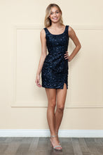 Load image into Gallery viewer, La Merchandise LAY8928 Short Cocktail Sequined Homecoming Party Dress - - LA Merchandise
