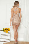 Load image into Gallery viewer, La Merchandise LAY8972 Sequin Special Occasion Short Prom Party Dress - - LA Merchandise