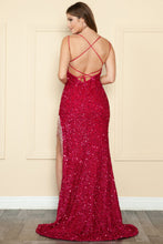 Load image into Gallery viewer, La Merchandise LAY8982 Fringe Sequined Sleeveless Dress - - LA Merchandise