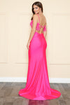 Load image into Gallery viewer, La Merchandise LAY9070 Open Back Prom Mermaid Gown Removable feathers - - LA Merchandise