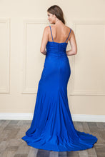 Load image into Gallery viewer, La Merchandise LAY9130 Long Stretchy Embellished Prom Bodycon Dress - - LA Merchandise
