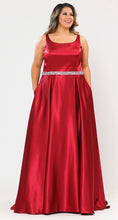 Load image into Gallery viewer, La Merchandise LAYW1010 - Plus Size Sleeveless Formal Dress - RED - LA Merchandise