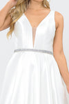 Load image into Gallery viewer, La Merchandise LAY8682B Simple Bridal Mikado A-line Wedding Dresses - - LA Merchandise