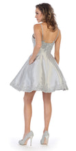 Load image into Gallery viewer, LA Merchandise LA1445 Embroidered Short Semi Formal Dress