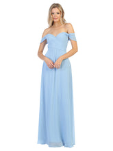 Load image into Gallery viewer, Off the Shoulder Bridesmaids Dress LA1711