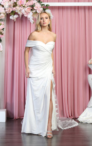 Wedding Simple Dress - LA1825B
