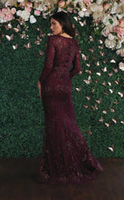 Load image into Gallery viewer, La Merchandise LA1850 Long Sleeve Special Occasion Mermaid Dress - - LA Merchandise