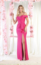 Load image into Gallery viewer, Bridesmaids Dresses With Slit - LA1870 - FUCHSIA - LA Merchandise