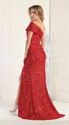 Load image into Gallery viewer, La Merchandise LA1943 Full Sequined Gown Red Carpet Gown - - LA Merchandise