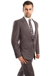 Load image into Gallery viewer, Men&#39;s Two Piece Ultra Slim Fit Solid Suit - LAM211SA - Grey 04 - Mens Suits LA Merchandise