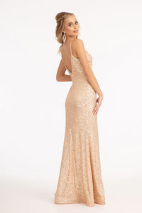 Mermaid Dress w/ Side Slit - LAS3055 - - LA Merchandise
