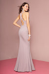 Load image into Gallery viewer, La Merchandise LAS2669 Mermaid Long Jersey Dress W/ Slit - - LA Merchandise