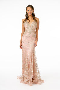 Mermaid Prom Dress - LAS2938 - ROSEGOLD - LA Merchandise