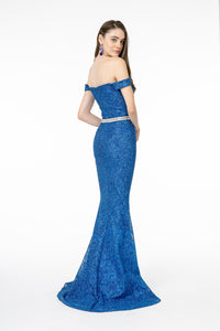 La Merchandise LAS1829 Wholesale Mermaid Glitter Long Prom Formal Gown - - LA Merchandise