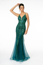 Load image into Gallery viewer, Mermaid Prom Gown - LAS2939 - GREEN - LA Merchandise