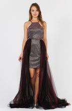 Load image into Gallery viewer, Mesh Detachable Glitter Train - LAYSK40 - RED - LA Merchandise