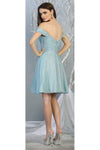Load image into Gallery viewer, Metallic Cocktail Dress with Pockets - LA1788 - - LA Merchandise