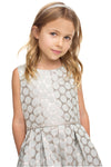 Load image into Gallery viewer, La Merchandise LAK849 Metallic Polka Dot Girls Dress with Pockets - - LA Merchandise