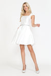 Load image into Gallery viewer, Mikado Bridesmaids Dresses - LAY8416 - OFF WHITE - LA Merchandise