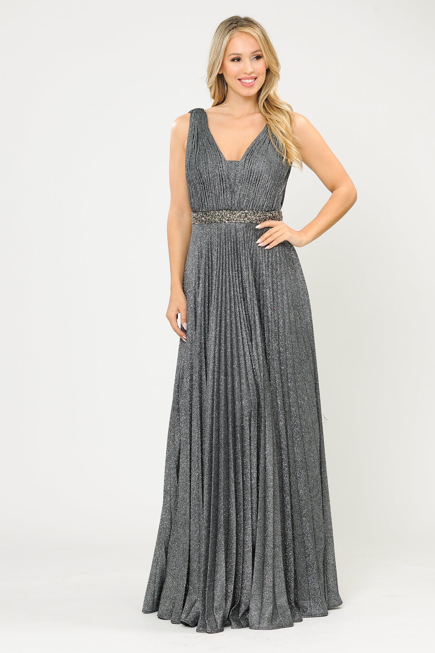 Modern Mother Of The Bride Dress - LAY8600 - BLACK - LA Merchandise