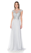 Load image into Gallery viewer, Modern Mother Of The Bride Dress - LN8123 - SILVER - LA Merchandise