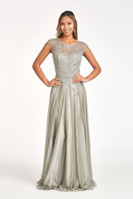 Load image into Gallery viewer, Mother Of The Bride Dress - LAS3068 - SILVER - LA Merchandise