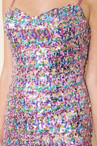 Multi color Homecoming Dress - LAY8944 - - LA Merchandise