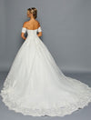 Load image into Gallery viewer, Off Shoulder Ball Gown Wedding Dress - LADK462 - - Dresses LA Merchandise