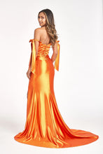 Load image into Gallery viewer, Off Shoulder Satin Mermaid Dress - LAS3059 - - Dresses LA Merchandise