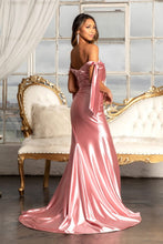 Load image into Gallery viewer, Off Shoulder Satin Mermaid Dress - LAS3059 - - Dresses LA Merchandise