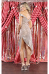 Load image into Gallery viewer, La Merchandise LA1914 Knee Length Sequin Wholesale Short Hoco Dress - - LA Merchandise