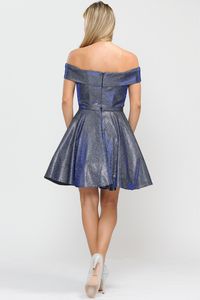 Off The Shoulder Cocktail Dress - LAY8356 - - LA Merchandise