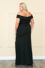 Load image into Gallery viewer, Off The Shoulder Plus Size Dress - LAYW1118 - - LA Merchandise