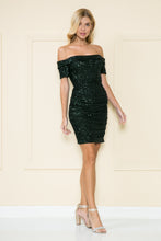 Load image into Gallery viewer, Off The Shoulder Short Dress - LAY8952 - - LA Merchandise