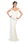 Load image into Gallery viewer, Off shoulders long Ity dress- LA1489 - - LA Merchandise