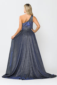 One Shoulder Prom Long Dress -LAY8430 - - LA Merchandise