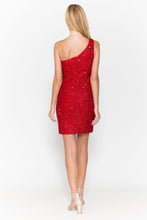 Load image into Gallery viewer, One Shoulder Short Dress - LAY8804 - - LA Merchandise