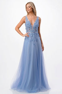Prom Dance Embroidered Gowns - LAEP2114
