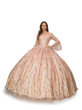 Load image into Gallery viewer, LA Merchandise LA2CP3502 Off Shoulder Bell Sleeve Ball Gown