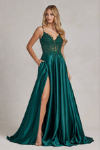 Load image into Gallery viewer, Pageant Formal Dresses - LAXK1121 - EMERALD GREEN - LA Merchandise